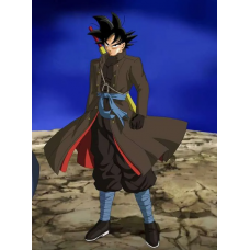 Xeno Goku Dragon Ball GT Brown Coat